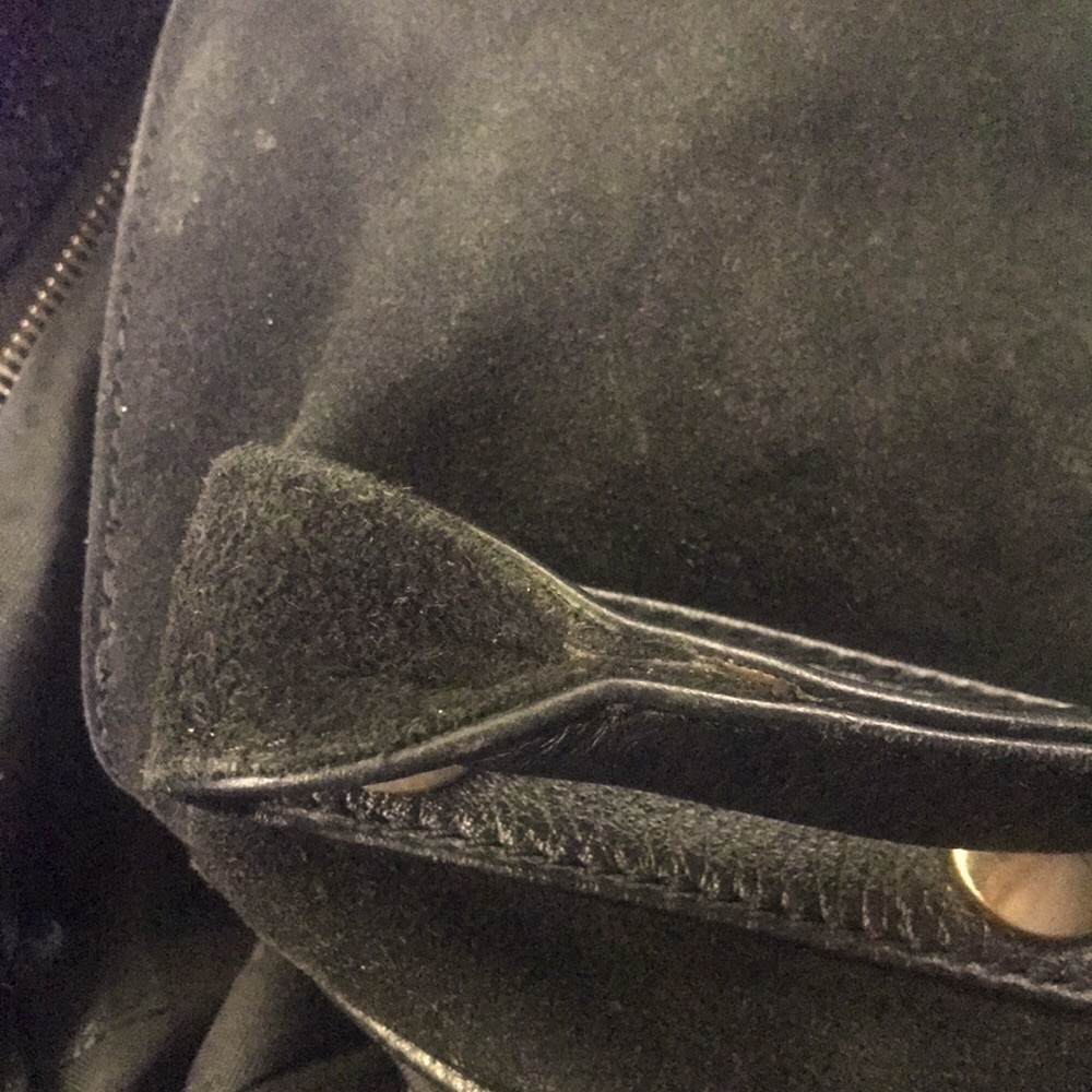 Auth Vintage Fendi Black Bag 3 sections - Picture 7 of 17